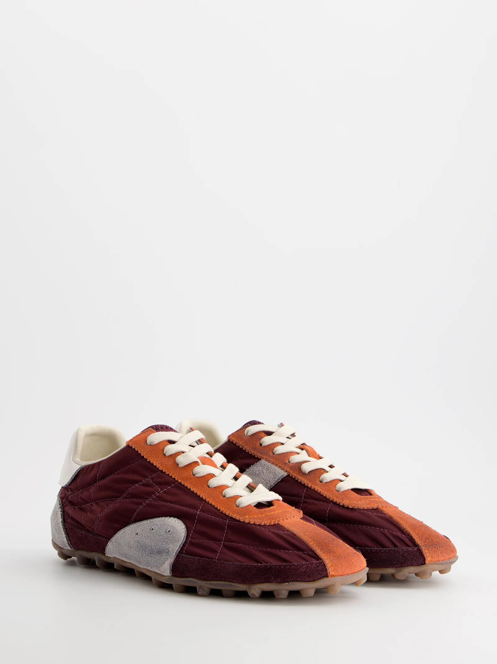 Zapatillas de ante y nylon burdeos - Nova - Image 4