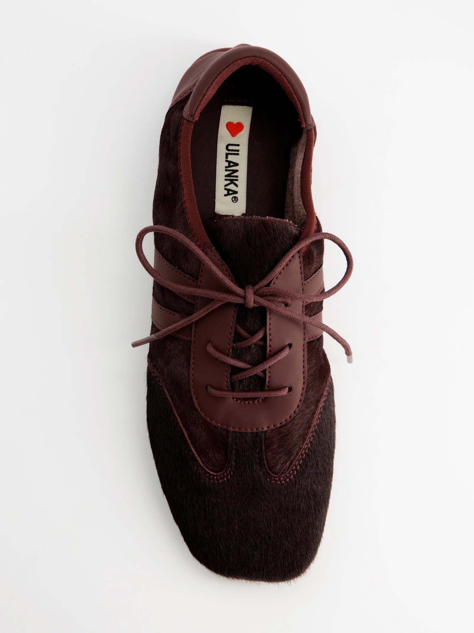 Zapatillas de pelo burdeos - ULK Lia - Image 2