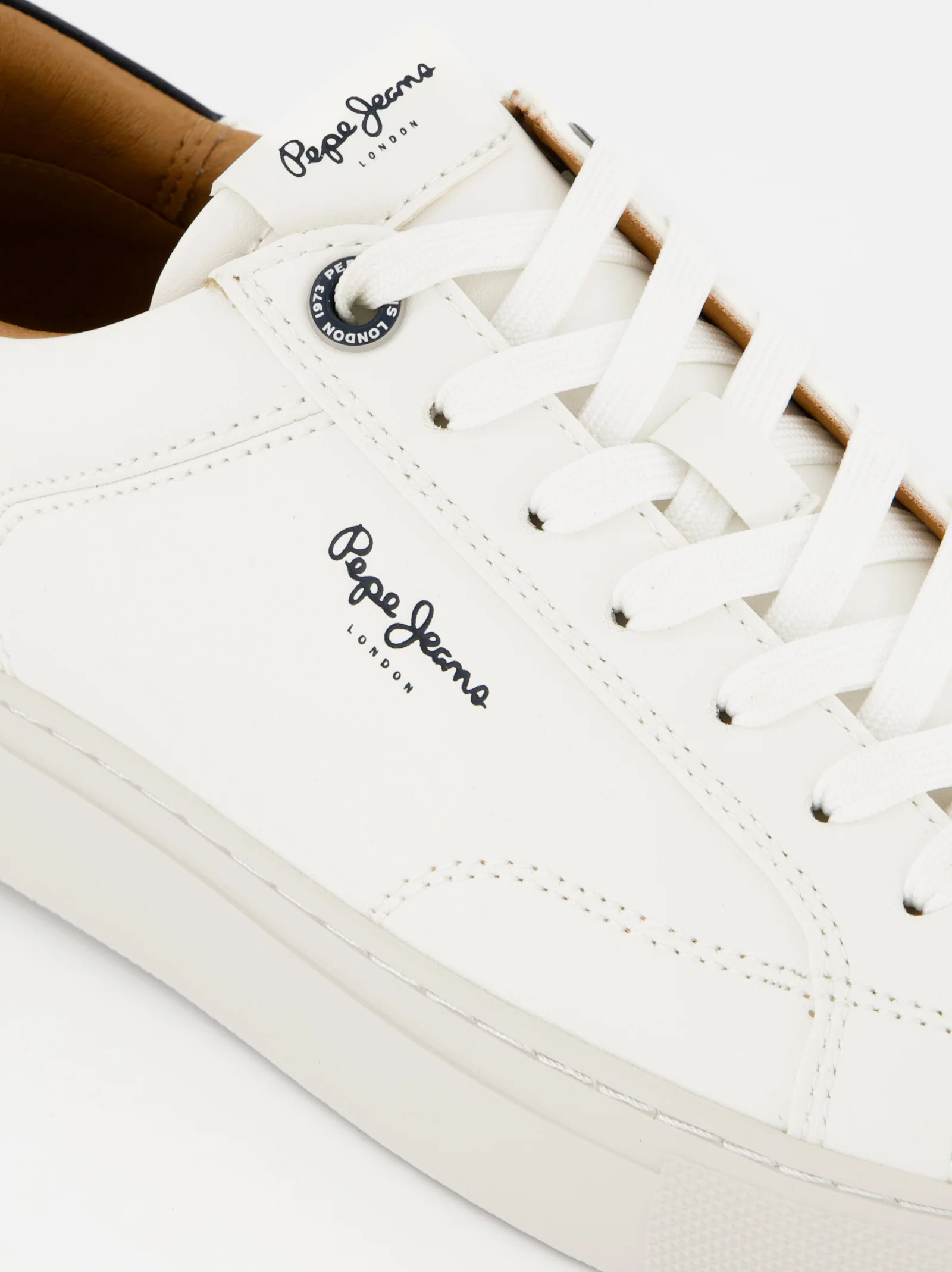 Zapatillas de piel con detalles en ante de Pepe Jeans - Image 4