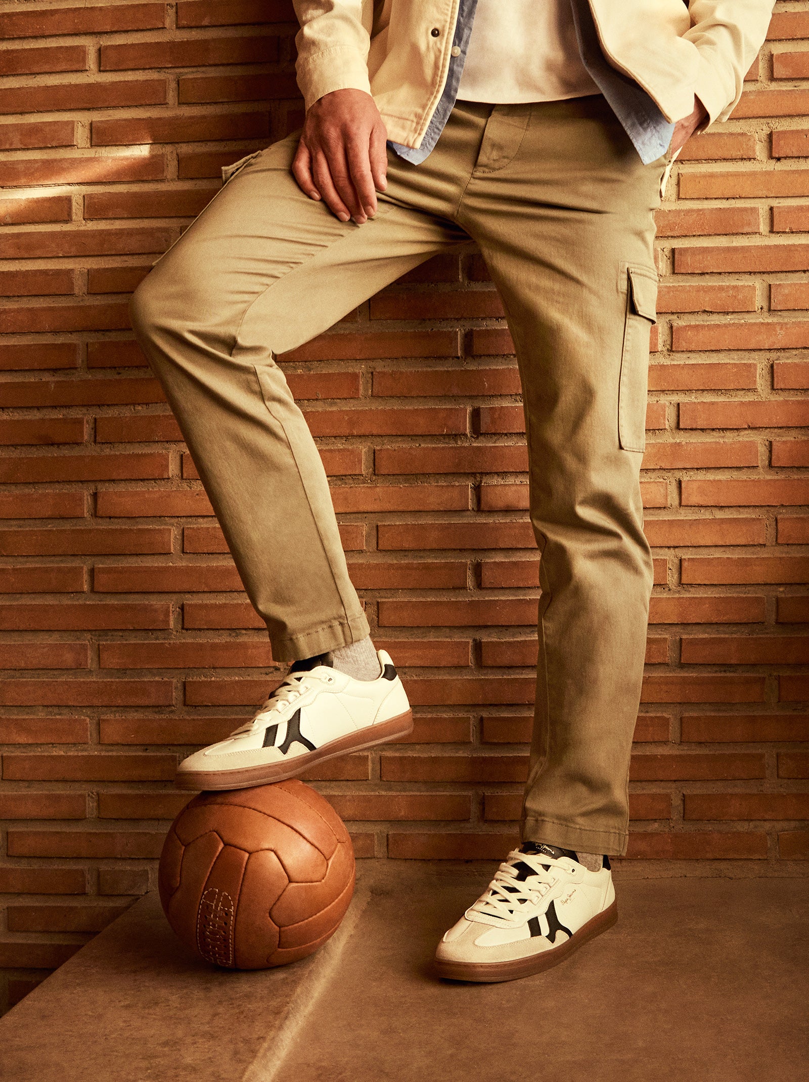 Zapatillas de piel con detalles en ante Pepe Jeans - Image 2