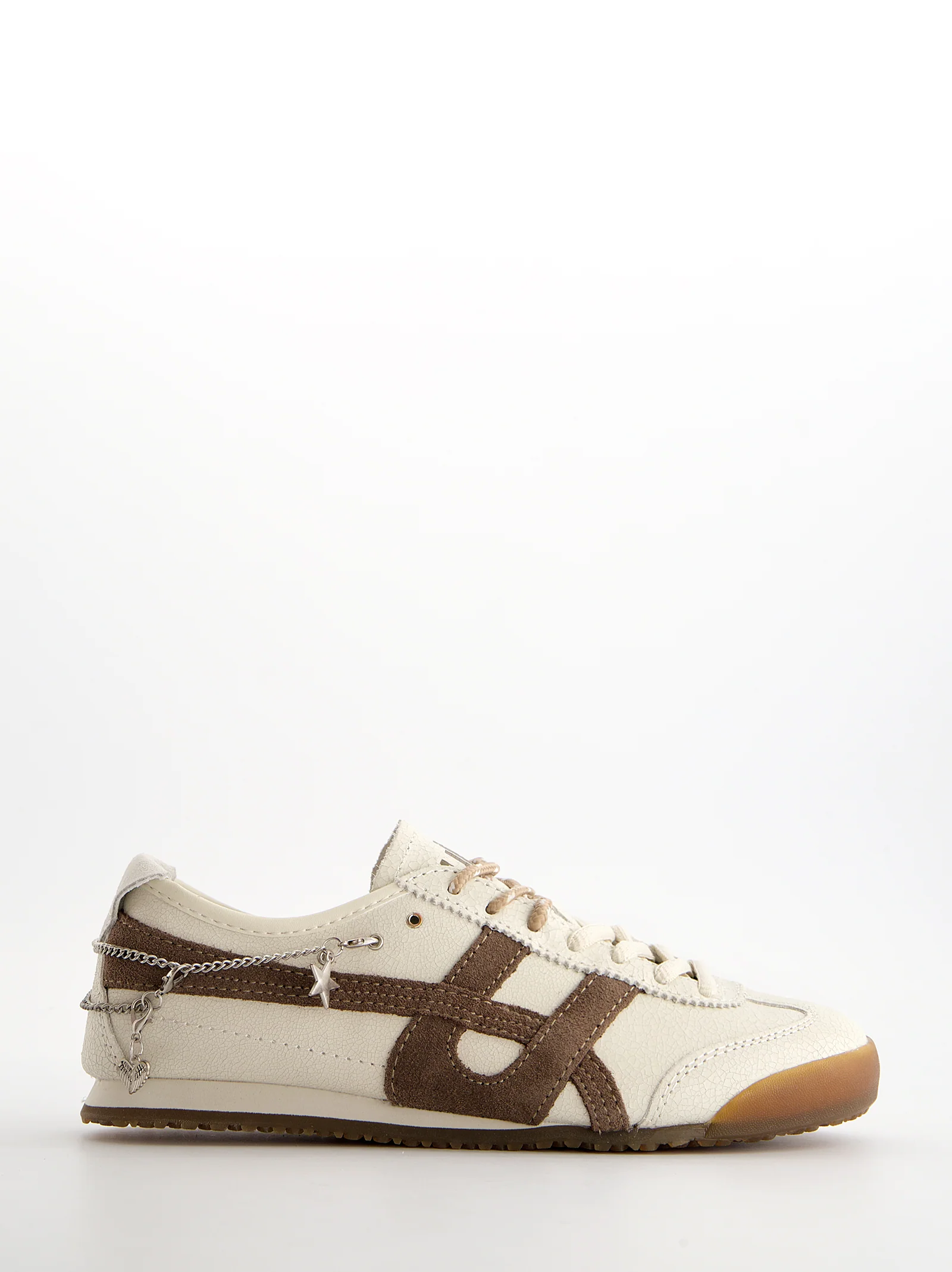 Zapatillas de piel efecto craquelado - Onix