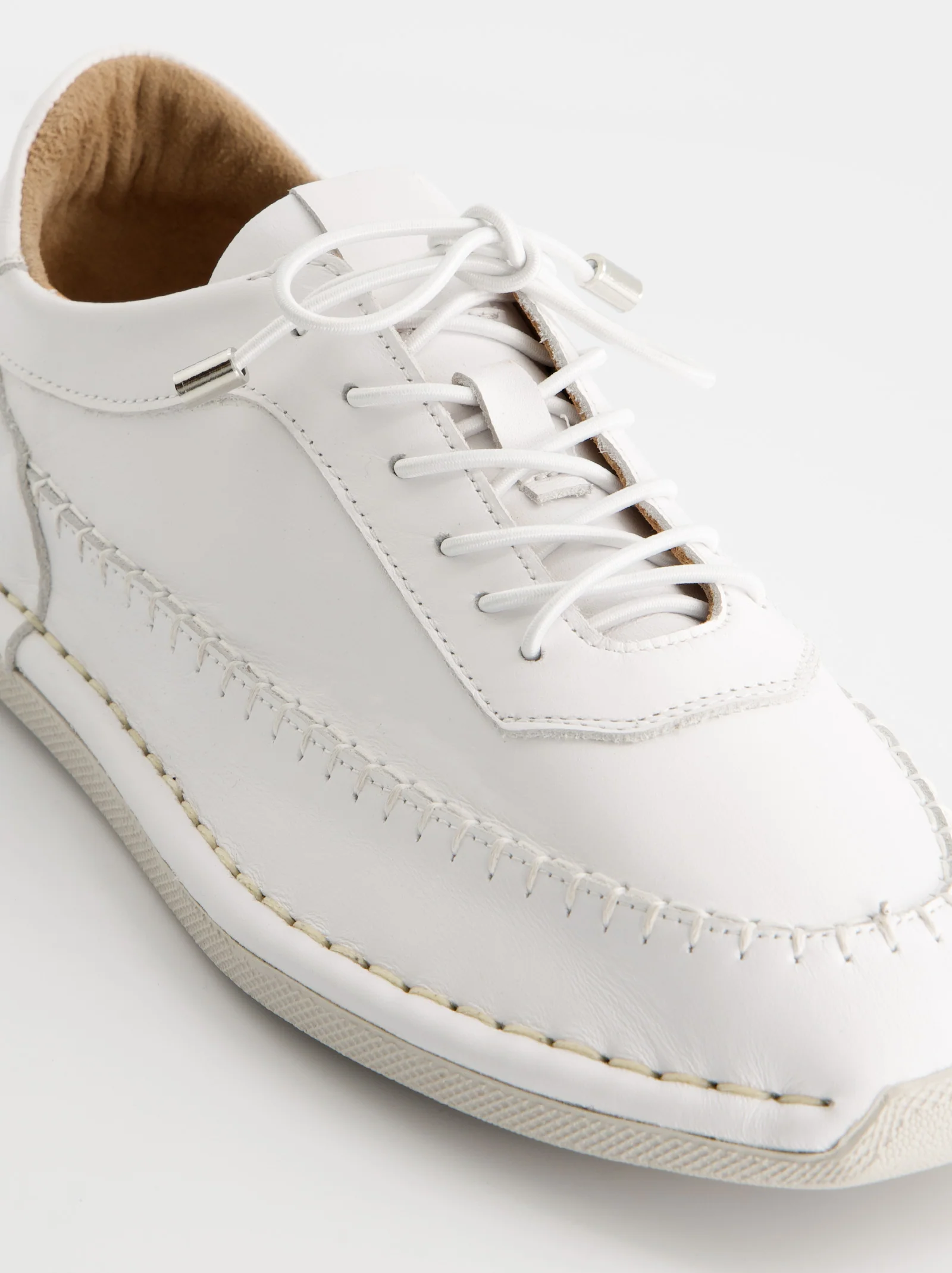 Zapatillas de piel estilo mocasín - 34318 - Image 4