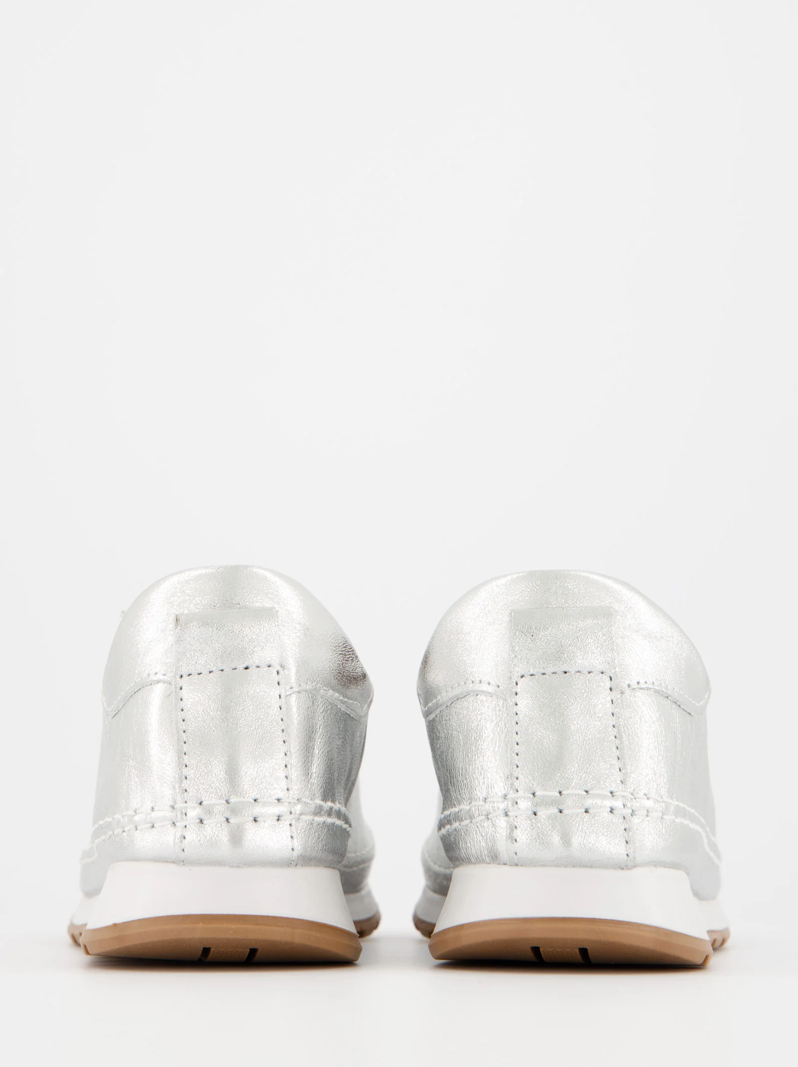 Zapatillas de piel plateadas - Berly - Image 5