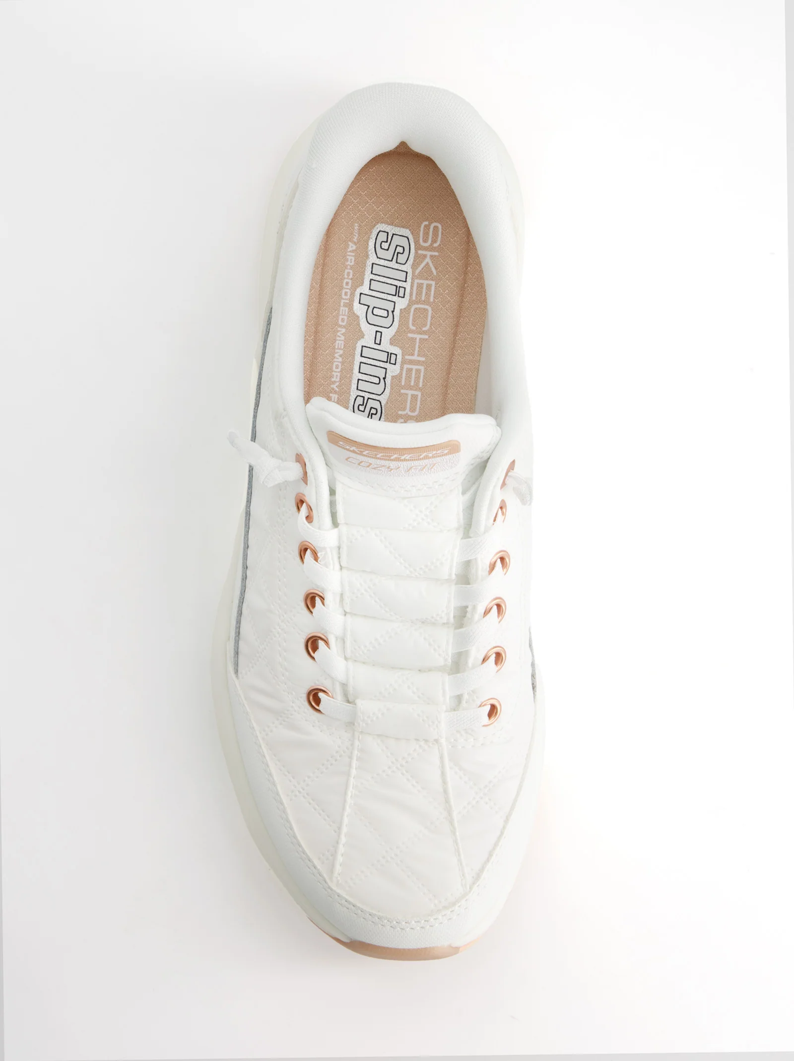 Zapatillas deportivas blancas Slip-Ins - Skechers Cosy Fit - Image 2