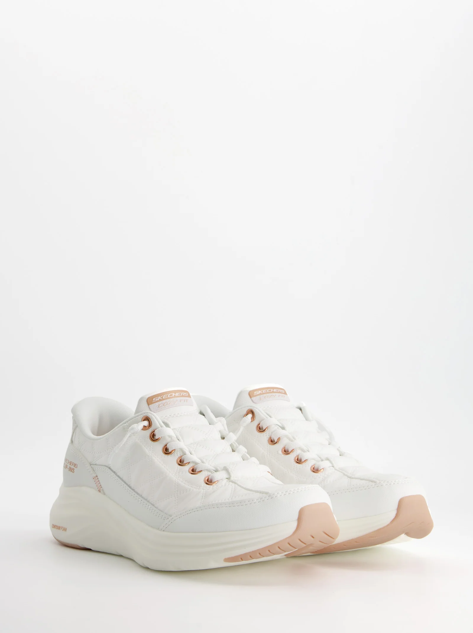 Zapatillas deportivas blancas Slip-Ins - Skechers Cosy Fit - Image 3