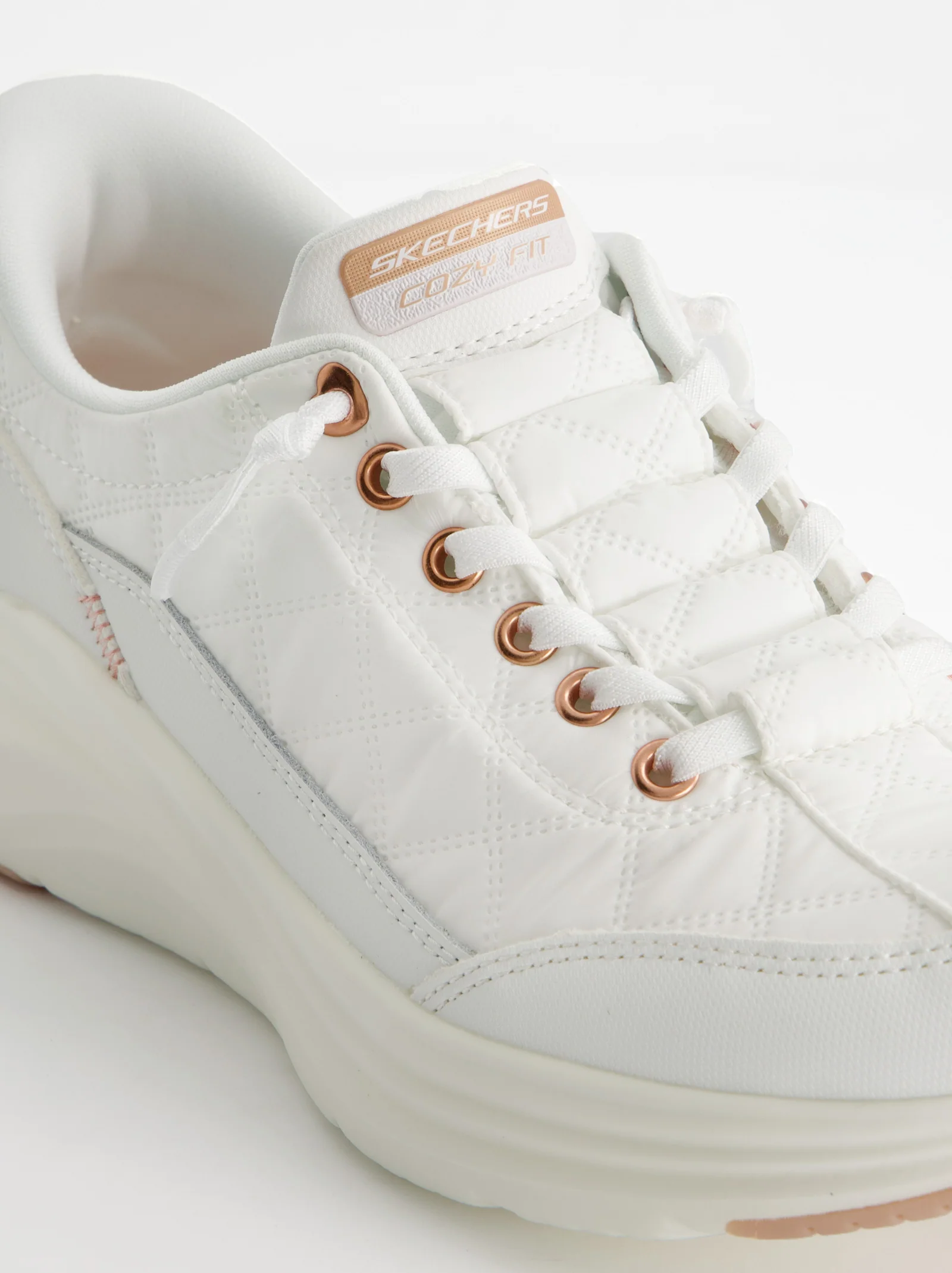 Zapatillas deportivas blancas Slip-Ins - Skechers Cosy Fit - Image 4