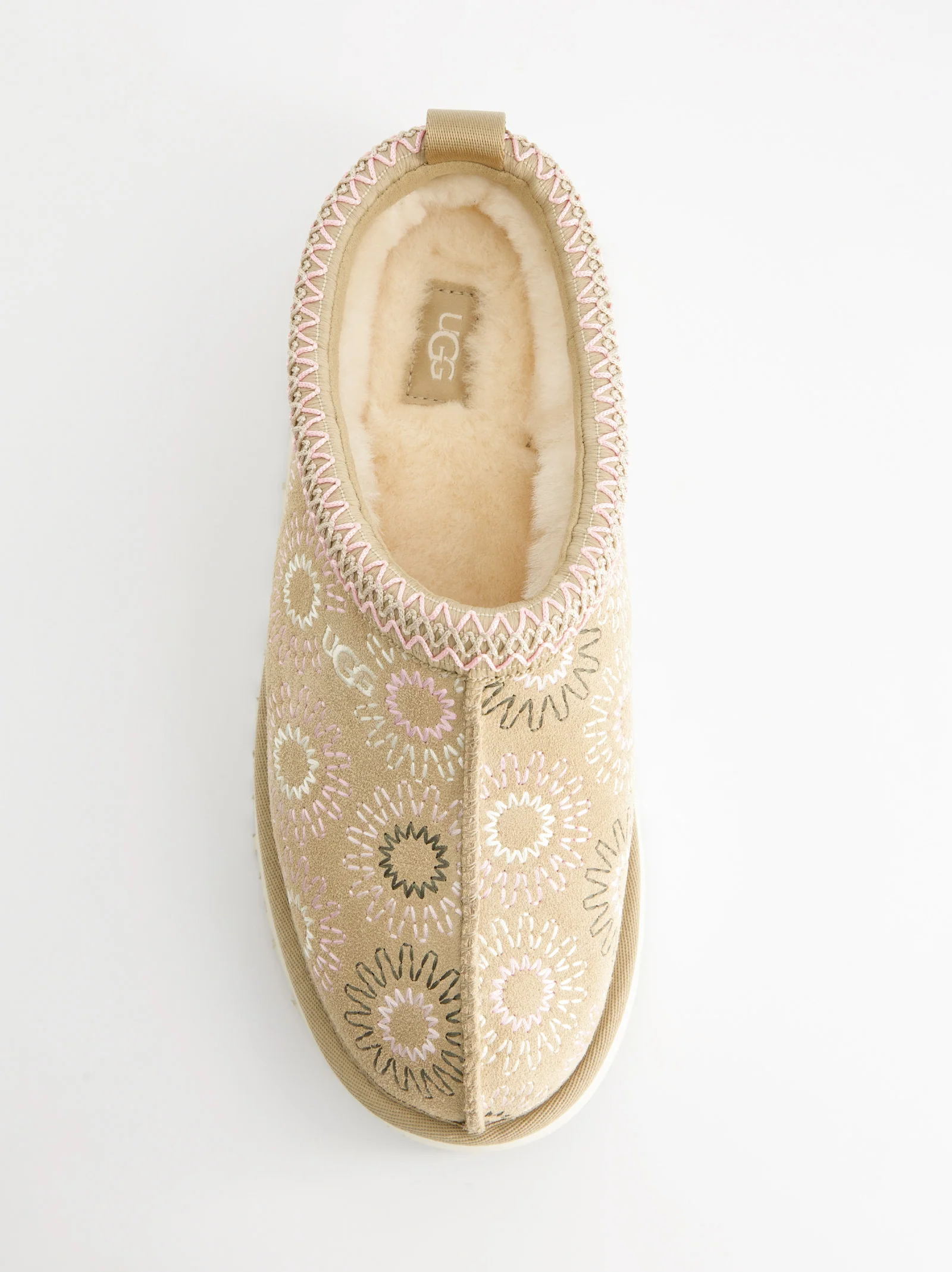 Zuecos de ante bordados con forro interior - UGG Tazz Sun Stitch - Image 2
