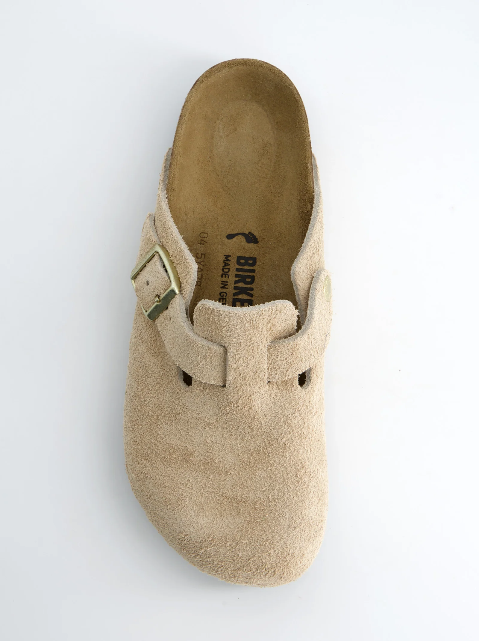 Zuecos de ante con hebilla - Birkenstock Boston Leve - Image 2