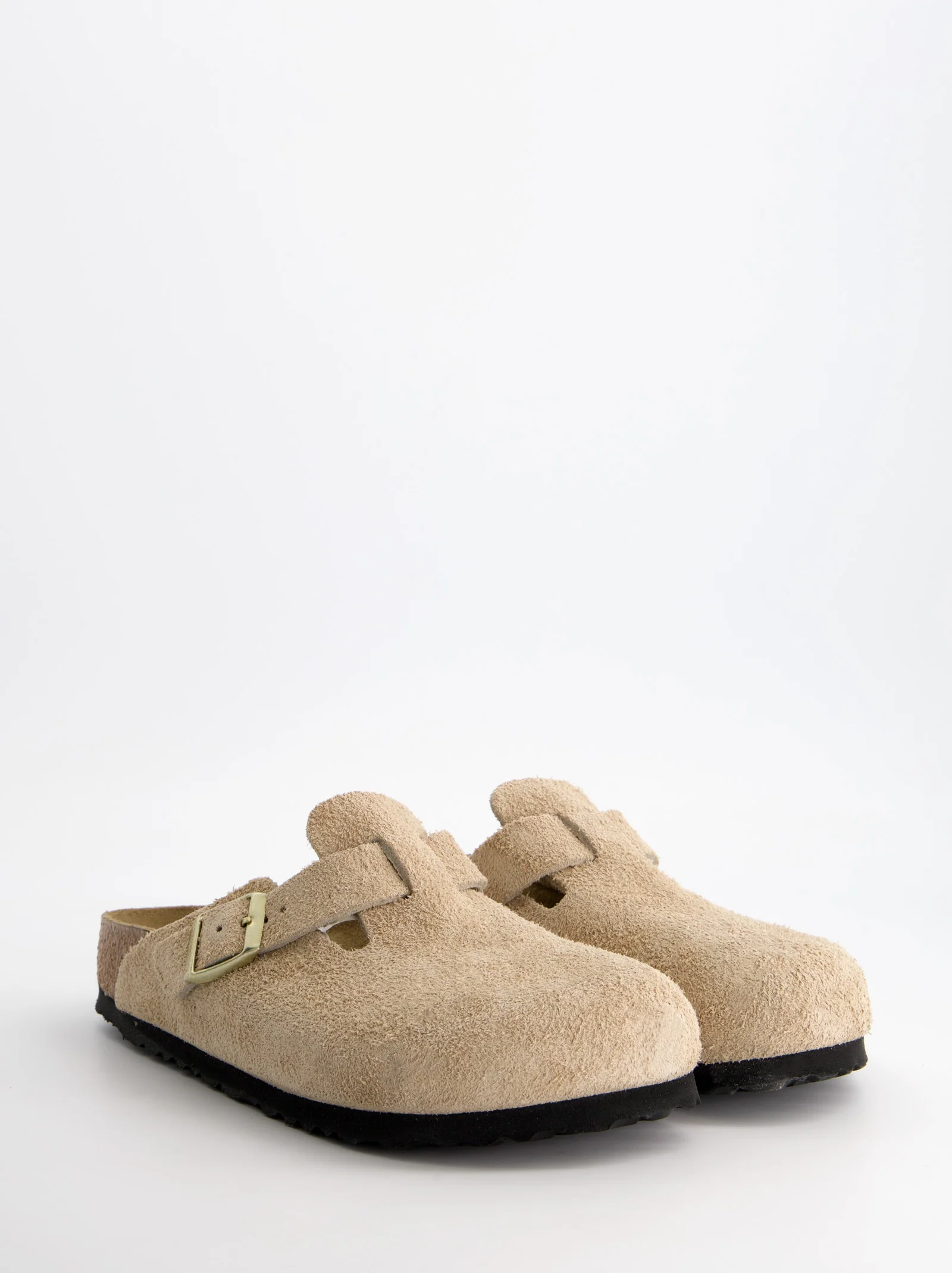 Zuecos de ante con hebilla - Birkenstock Boston Leve - Image 3