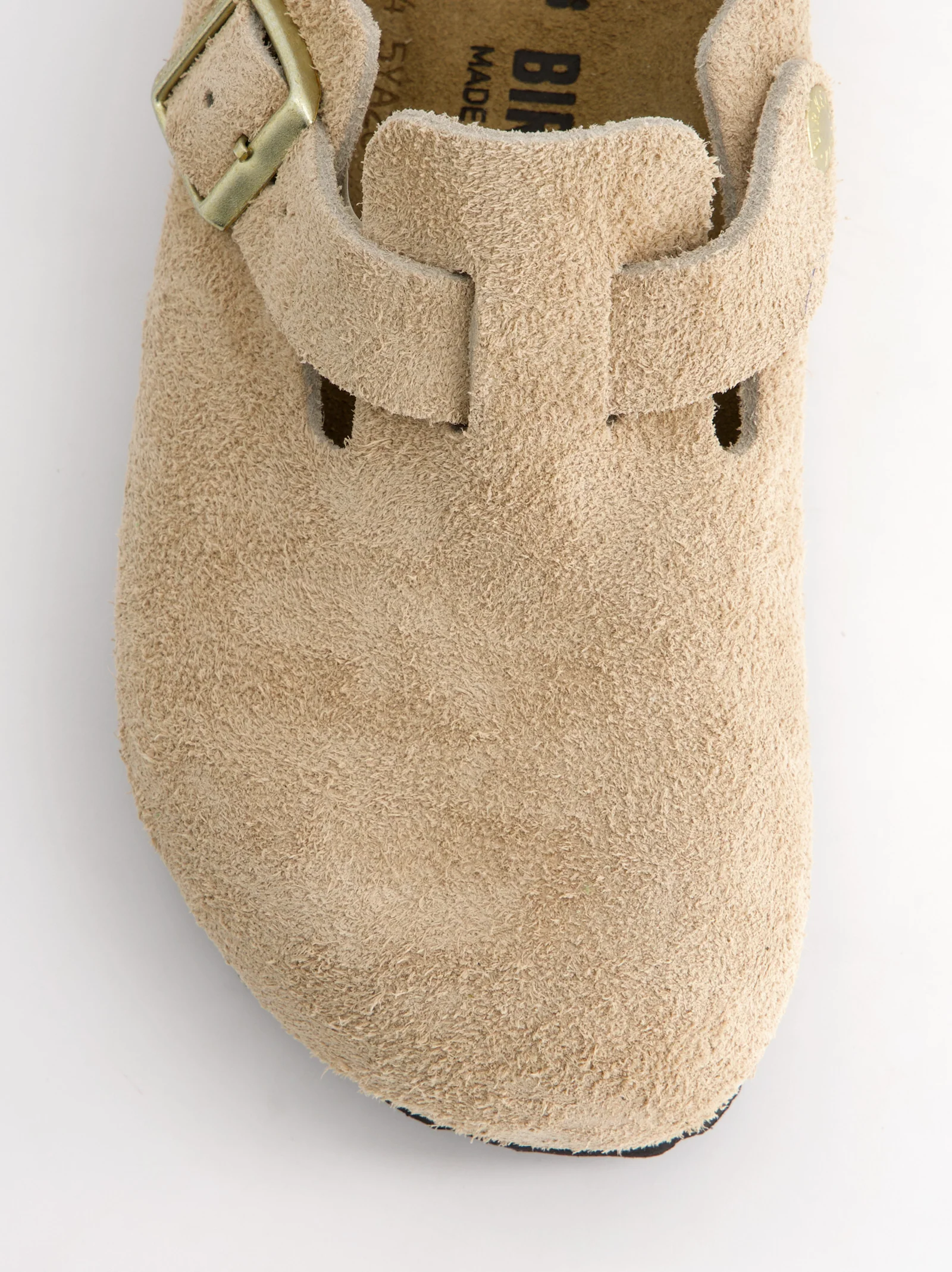 Zuecos de ante con hebilla - Birkenstock Boston Leve - Image 4